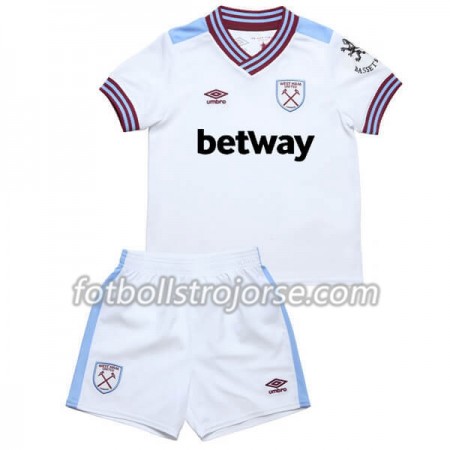 West Ham United Matchtröjor Barn Borta Fotbollströja 2019-2020